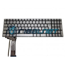 Teclado PT ASUS Teclado ONLY SILVER Sem Moldura retro-iluminado (BACKLIGHT) 